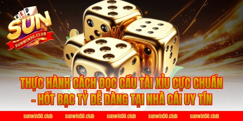 Thực hành Cách Đọc Cầu Tài Xỉu Cực Chuẩn - Hốt Bạc Tỷ Dễ Dàng tại nhà cái uy tín